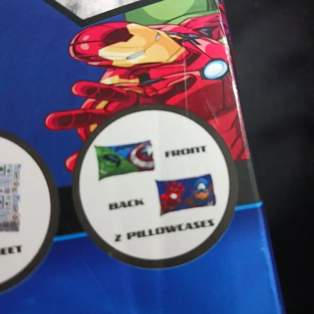 Avengers Kid 4Pcs Full Bed  Sheet Set